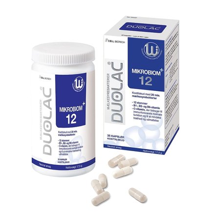 DUOLAC Mikrobiom 12 35 stk, Helse & Madvarer, Ingredienser, Mælkesyrebakterier