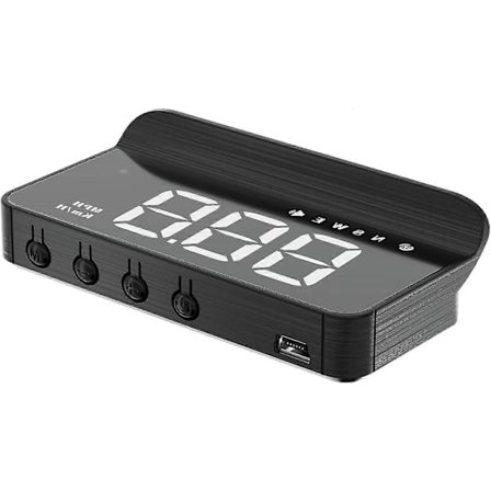 M1 Hvid Vindskærms Projektion Heads Up Display, Digital GPS Speedometer Med Hastighed, Rejse Retning Funktion, Etc. Velegnet Til Alle Køretøjer (m1 