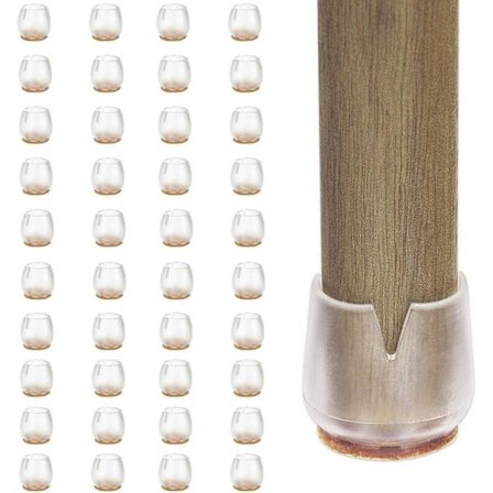 Stolben - 40 STK - Filtfod - 12-16MM - Silikonpude til møbler/stole