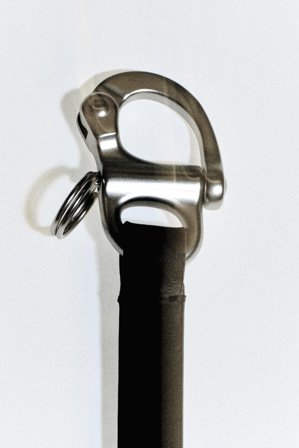 COS Homme Porte-Clés En Cuir À Double Extrémité in Noir