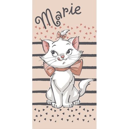 Disney Marie Söt katt badhandduk, strandhandduk 70x140 cm