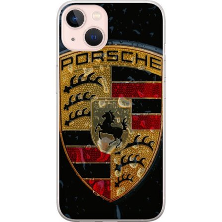 Kompatibelt Mobilskal till Apple Apple iPhone 13 Porsche logotyp affisch lyxbilsmärke vapen skåpbilsemblem Stuttgart klassisk retrodesign bilkonst