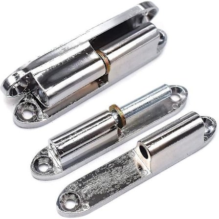 2 stk. hængsler i rustfrit stål, hængsel til at skrue på dør, hængsel til at skrue på døre, renoveringshængsler