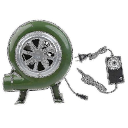 Kraftig Grillblåser Kullstarter Grillvifte, Røykervifte Jern Elektrisk Blåser Ac100-240v 2900rpm Justerbar EU -Ny SZJR 60W-EN