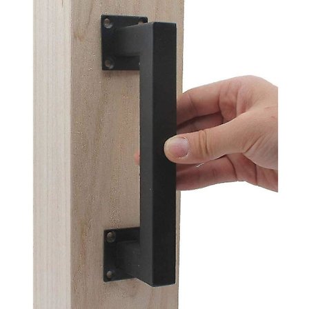 Barn Door Sliding Handle Set Antique Heavy Cast Iron Solid Door Iron H