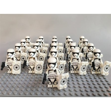 21 kpl Star Wars Empire Storm Trooper -minihahmoja, lasten lelut