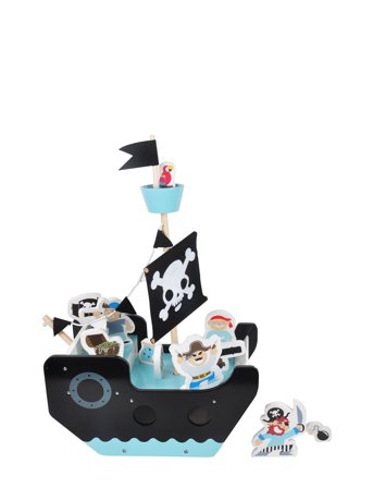 Pirate Ship With 11 Figures Patterned Magni Toys