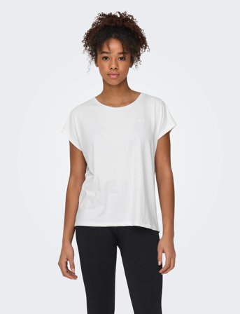 Only Play Onpaubree Life On Ss Bat Loose Tee Noos - White - XS