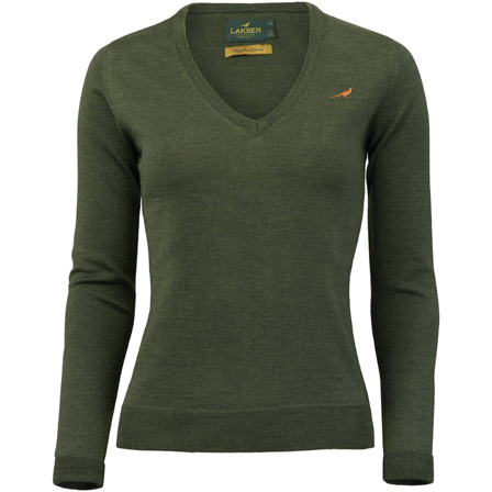 Laksen W's Camilla V-Neck Olive