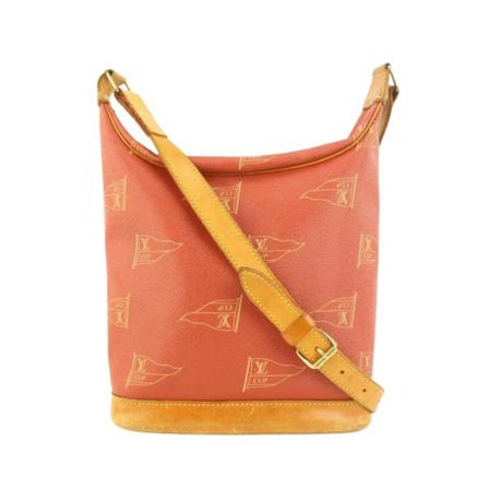 Louis Vuitton Vintage, Pre-owned Leather louis-vuitton-bags Rood, Dames, Maat:ONE Size