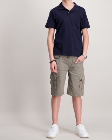 Garcia Cargo shorts Szary Szorty Chłopiec - Kids Brand Store