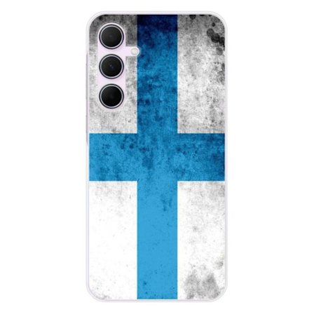 Siliconehölje - Kompatibel med Samsung Galaxy A55 5G - design med Marseilleflaggan