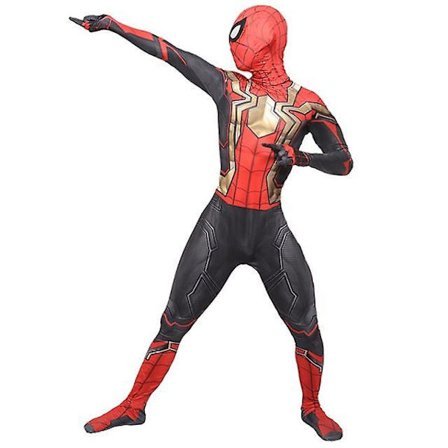 3d Spiderman Jumpsuit Cosplay Costume Kids & Aldult Bodysuit For Halloween