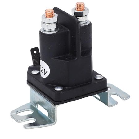 Startmagnet 12 V, 2 klemmer, 745000MA, fleksibel, følsom startmotor til plæneklipper, kompatibel med Briggs Stratton relæ