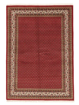 Orientalsk Mir Indisk Teppe 173X243 Mørk Rød/Brun Ull, India