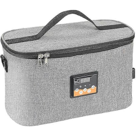 Bærbar Ovn 12v Bil Matvarmer Mini Personlig Ovn Med Digitalt Display Forhåndsinnstilt Temperatur 8l Matboks Elektrisk Bilvarmer For Biltur Camping Pi