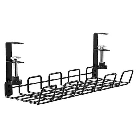 Pöydän alle asennettava johdon säilytysteline, pöydän alle asennettava kaapelin järjestäjä, johdinjohtokouru