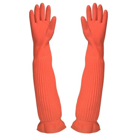 Vanntett kjøkkenvask hansker-L, gjenbrukbare rengjøringshansker