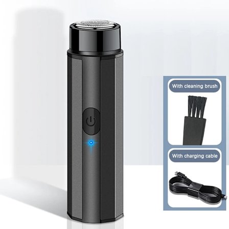 Mini sähköparranajokone miehille, kannettava sähköinen partakone, parranleikkuri, USB-lataus, miesten parranajokoneet, kasvojen ja vartalon 