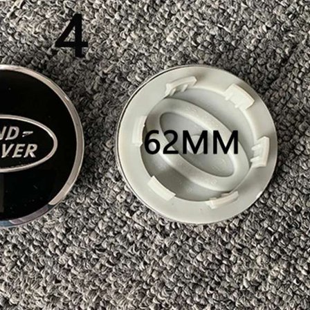 4 kpl pyörän navan suojus Range Rover Aurora Discovery 3/4 Range Rover 2 -urheiluversioon, pyörän navan keskimerkki musta navan suojus