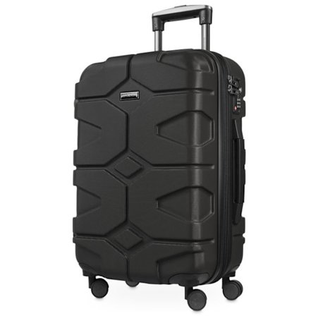 HAUPTSTADTKOFFER X-Kölln – Handbagage, 55 x 40 x 23 cm, TSA, 4 hjul, 50 L, Resväska, Hård resväska, Trolley, Svart