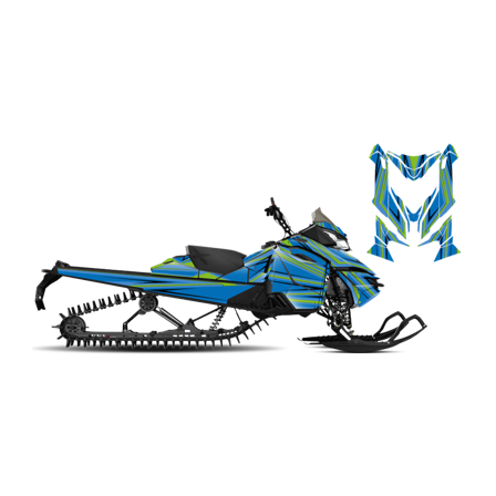 Dekalkit SweTown Undefined - Ski-Doo Freeride 800 E-Tec 137 2014-2017