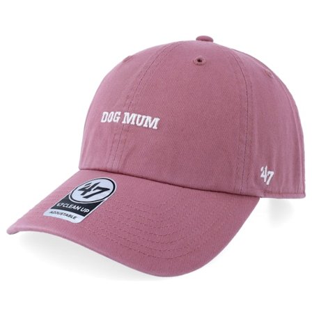 47 Brand - Rouge unconstructed Casquette - Icons Phrase Base Runner Clean Up Washed Maroon Dad Cap @ Hatstore