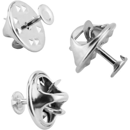 Broche-nåle med lås til smykkefremstilling, 100 stk.