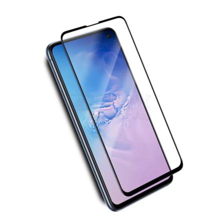 Samsung S10 3d Rundat Härdat Glasfodral - Svart