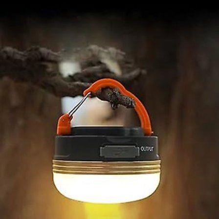 Led Camping Light Usb Rechargeable Camping Light 3 Modes Waterproof With 1800 Mah Battery Camping Light Tent Light For Fishing, Hiking, Camping, Emerg