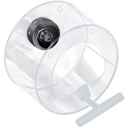 Hängande fågelbricka med kamerafinish, slät yta, enkel