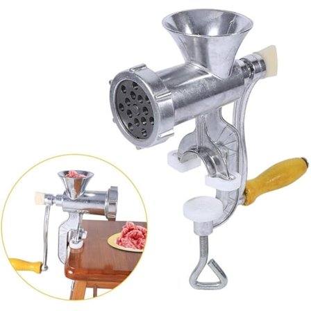 1 stk Kjøttkvern, Aluminium Legering Manuell Kjøttkvern Kjøtt