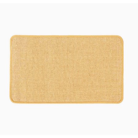 Sisal Klösmatta för Innekatter, Möbelskyddande Klösmatta med Självhäftande Baksida, Multifunktionell Golvmatta med Halkskydd