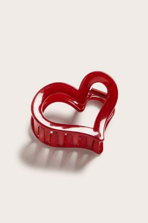 Kappahl | Hårklämma hjärta Röd ONE SIZE | Röd