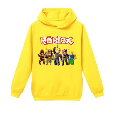 Roblox Hoodie för Barn Ytterkläder Tröja gul 150 cm