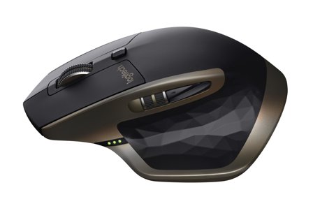Logitech MX Master - mus - Bluetooth, 2.4 GHz - meteoritt