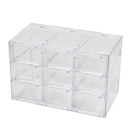 Desktop Skuffe Organizer Mini Skuffer Plast Skrivebord Craft Opbevaring