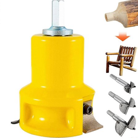 Tappfräs 1,5" (38 mm) med dubbla böjda blad och knappskruvar - Home Master Kit