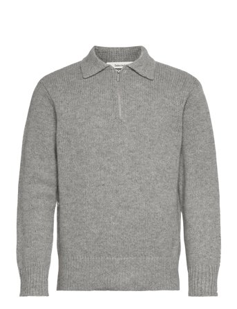 Selected | Slhcody Ls Knit Relaxed Half Zip Polo | M