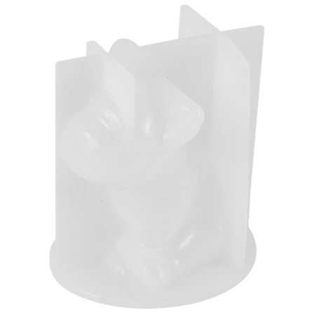 Fransk Bulldogg Hink Hund Betong Silikonform Geometrisk Husdjur Djur Handgjord Dekorativ Lera Cement Plast