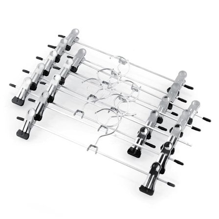 10-pak - Bøjler / Buksebøjler - Bøjle med klemmer