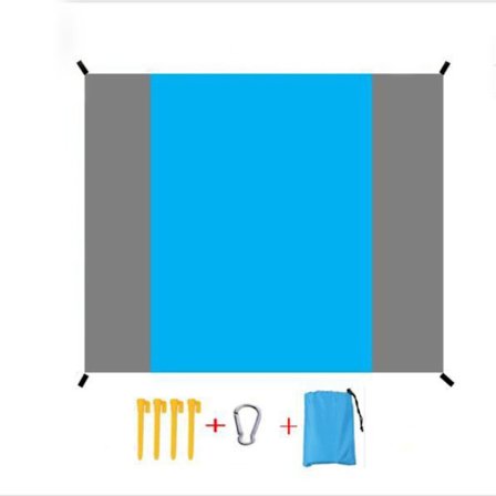 Picknickmatta Pocket Strandfilt BLÅ