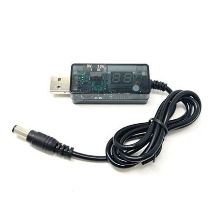 USB DC5V till 12V 9V Strömkabel USB till DC-kontakt Adapterkabel USB Boost Strömkabel