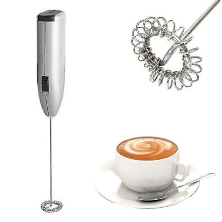 Handhållen mjölkskummare, elektrisk blender, portabel minimixer