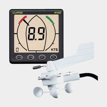 Strumento del vento NASA Marine Instruments Clipper Wind System, 12V, con sensore del vento cablato