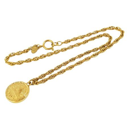 Chanel Vintage, Pre-owned Jewellery Geel, Dames, Maat:ONE Size