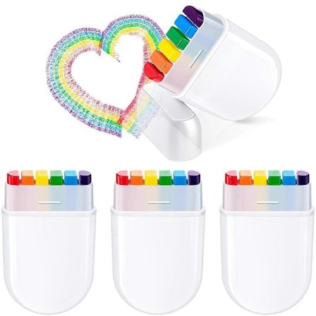 Regnbue Ansiktsmaling Pride Ansikt Kroppsmaling Kit Regnbue Sminkestift for Feiringer Cosplay Bursdag Sminkeutstyr C