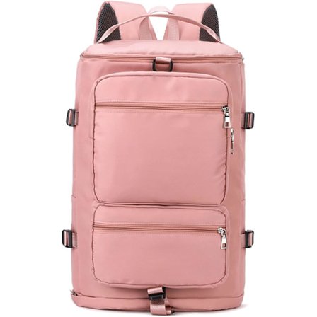 Sports Gym Taske Rygsæk med Vådt Rum & Sko Rum til Kvinder & Mænd, Holdall Duffel Taske Bagage