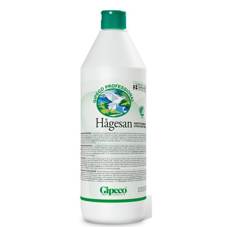 GIPECO Sanitetsrent Hågesan oparfymerad 1L - Lyreco - Städ och hygien - Rengöringsmedel - Sanitetsrent