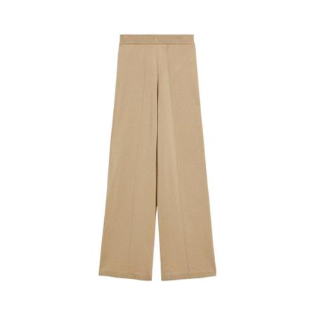 Max Mara, Wide Trousers Beige, Dames, Maat:S